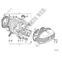Cylinder head / Cover / Gaskets for BMW R 80 GS from 1990