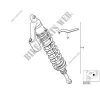 Sports suspension for BMW R 80 GS from 1990