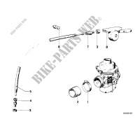 Carburetor choke cable for BMW R 75/5 from 1969
