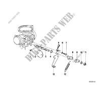 Carburetor/throttle control for BMW R 80 GS from 1990