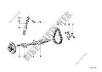 Camshaft, camshaft gear, timing chain for BMW R 75/5 from 1969