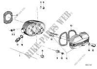 Cylinder head / Cover / Gaskets for BMW Motorrad R 60 /7 from 1978