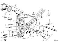 Engine housing mounting parts for BMW R 75/5 from 1969