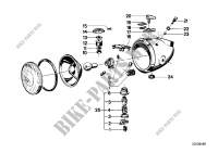 Headlight installation parts for BMW R 75/5 from 1969