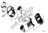 Instruments combinat .single components for BMW Motorrad R 80 TIC from 1978