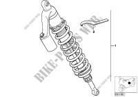 Sports suspension for BMW R 80 GS from 1990