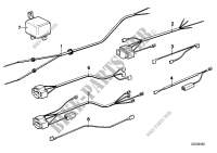 Various additional wiring harnesses for BMW Motorrad R 75 /7 from 1977