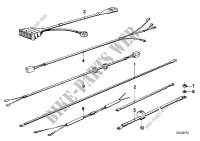 Various additional wiring harnesses for BMW Motorrad R 80 RT from 1984