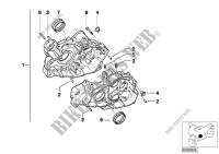 Engine housing mounting parts for BMW Motorrad F 650 GS Dakar from 1999