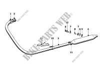 Exhaust system for BMW Motorrad R 25/3 from 1953