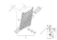 Luggage net for BMW Motorrad C1 125 from 1999