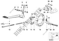 Rear wheel brake for BMW R 75/5 from 1969