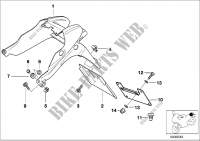 Registration plate mounting for BMW Motorrad K 1200 RS 01 from 2000