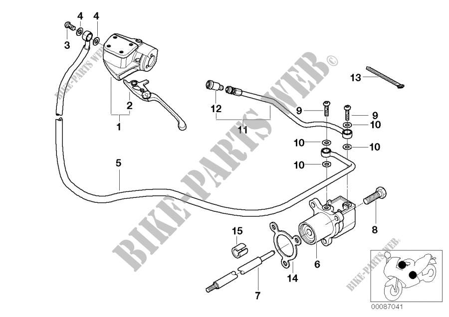Clutch control for BMW Motorrad R 1150 GS Adventure 01 from 2001