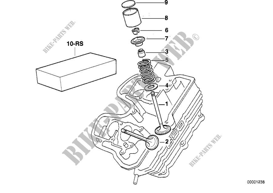 Timing gear   Intake valve/exhaust valve for BMW Motorrad F 650 GS Dakar from 1999