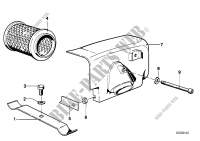Air cleaner housing for BMW Motorrad R 45/N from 1978