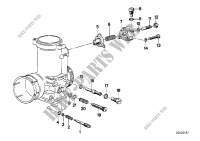 Carburetor idling mixture screw for BMW Motorrad R 90 S from 1974