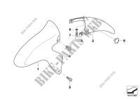 Front wheel cover for BMW Motorrad K 1200 GT 01 from 2002