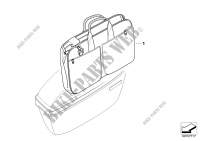Inner pocket, case, official use for BMW Motorrad F 750 GS from 2016