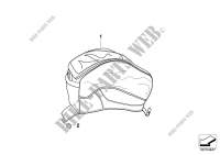 Tank bag for BMW Motorrad R 1200 RT 05 from 2003