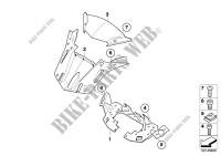 Windshield, attachment parts for BMW Motorrad K 1200 GT from 2004