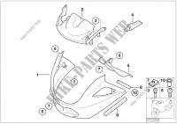 Panel upper section with key primer for BMW Motorrad K 1200 GT 01 from 2002