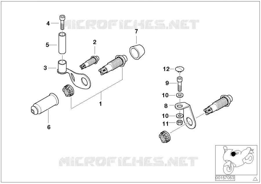 Button, voice communication/radio BMW Motorrad BMW Motorrad R 850 2000 4V  R22 (0417)