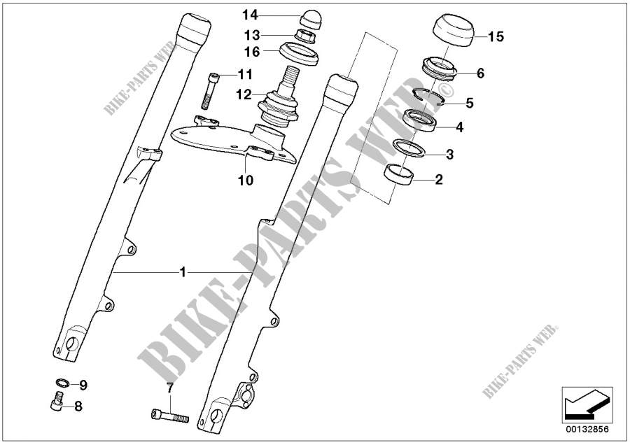 Fork slider/lower fork bridge for BMW Motorrad R 1200 C Independent 00 from 2000