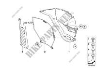 Air duct, radiator for BMW K 1200 GT from 2004