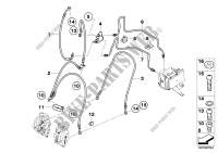 Brake pipe front ABS for BMW Motorrad F 800 GS 08 from 2006