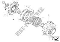 Clutch   single parts for BMW Motorrad G 450 X from 2007