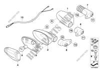 Direction indicators for BMW F 650 GS from 2006