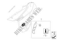 Set, wind deflector for BMW Motorrad F 800 GS 08 from 2006