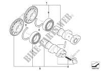 Timing gear   cam shaft/chain drive for BMW Motorrad G 450 X from 2007