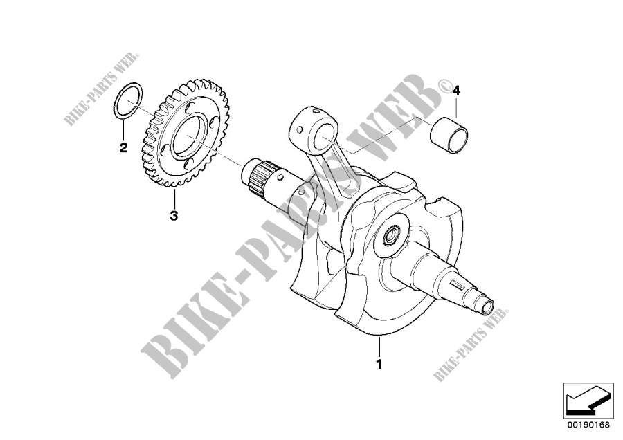 Crankshaft/Connecting rod for BMW Motorrad G 450 X from 2007