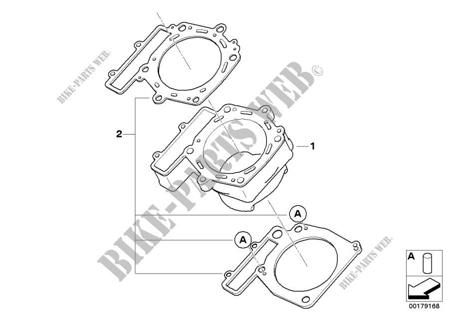 Cylinder for BMW Motorrad G 450 X from 2007