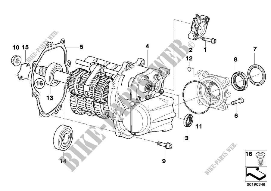 Manual gearbox for BMW Motorrad K 1200 R from 2004