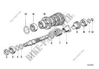 5 speed transmission drive shaft for BMW Motorrad K 75 from 1984