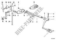 5 speed transmission shifting parts for BMW Motorrad K 75 from 1984