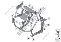 Clothes holder, front for BMW Motorrad C 600 Sport from 2011