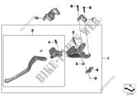 Clutch control assembly for BMW F 650 GS from 2006