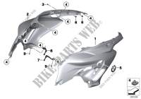 Fairing side section for BMW Motorrad F 700 GS from 2011