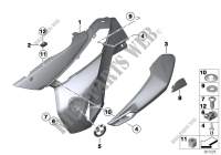 Fairing side section, front for BMW Motorrad F 800 GS 08 from 2006