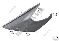 Fairing side section, front for BMW Motorrad F 800 GT from 2011