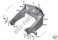 Front panel carrier for BMW Motorrad F 800 GT from 2011