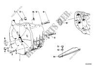 Gearbox housing/mounting parts/gaskets for BMW R 75/5 from 1969