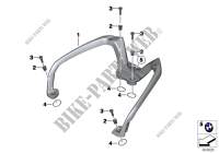 Handle rear for BMW C 650 GT from 2011