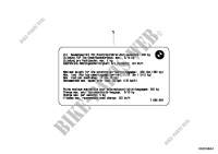 Instruction notice, Payload for BMW Motorrad F 650 GS Dakar from 2003