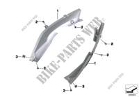 Luggage compartment trim for BMW Motorrad C 600 Sport from 2011