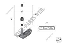 RDC sensor, front wheel for BMW F 650 GS from 2006